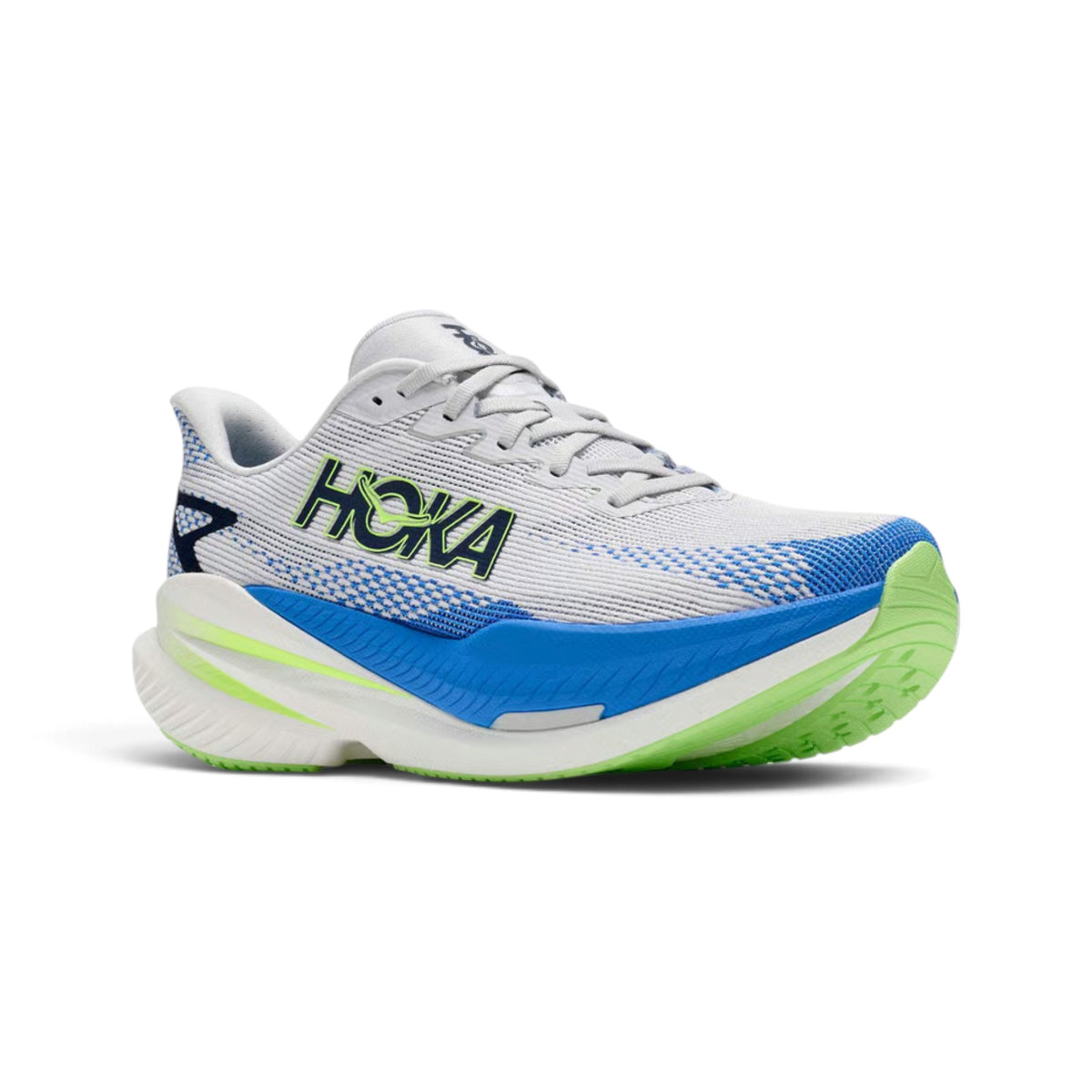 Hoka Mach X 3 Hombre · Cosmic Grey / Virtual Blue