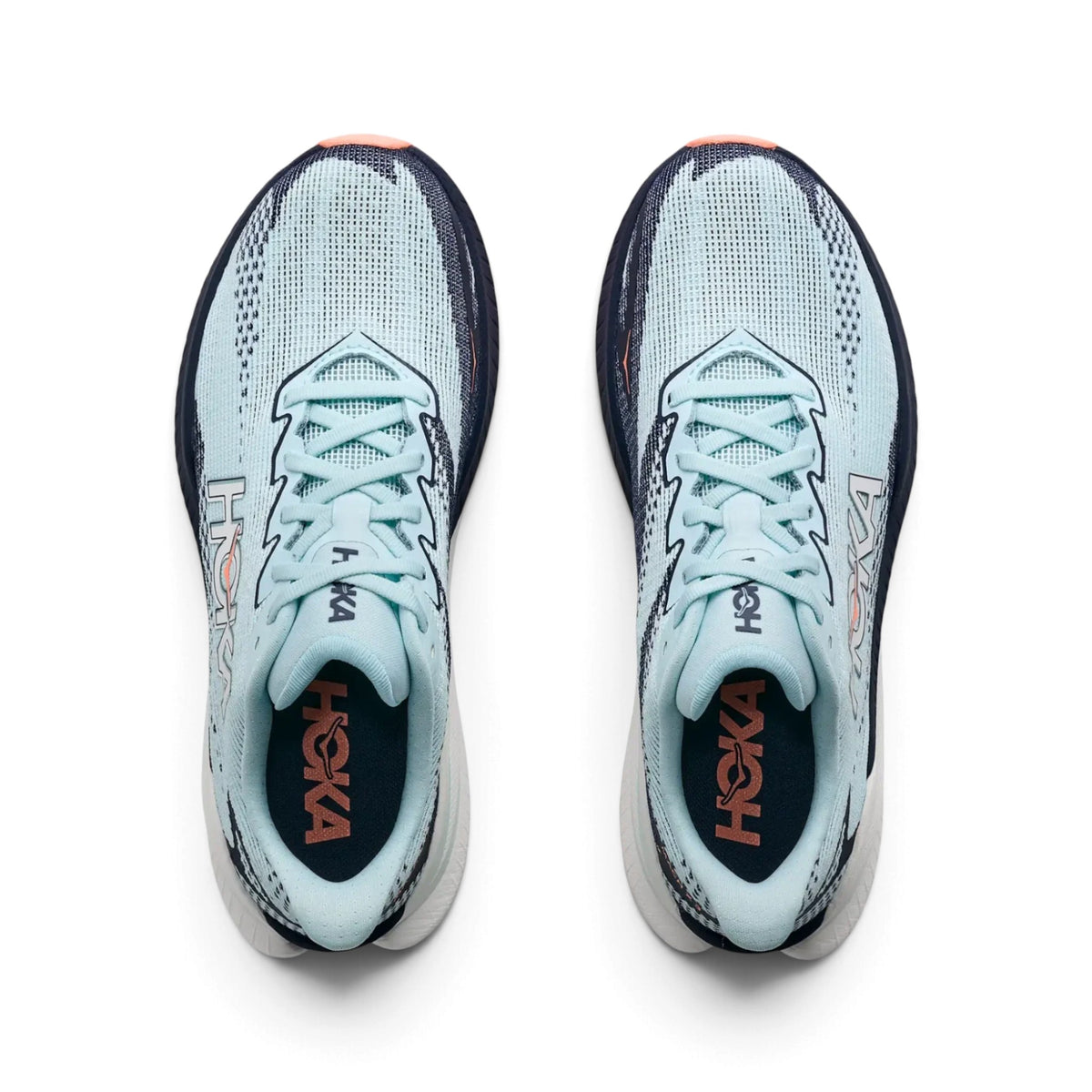 Hoka Mach X 3 Mujer · Glimmering Blue / Varsity Navy