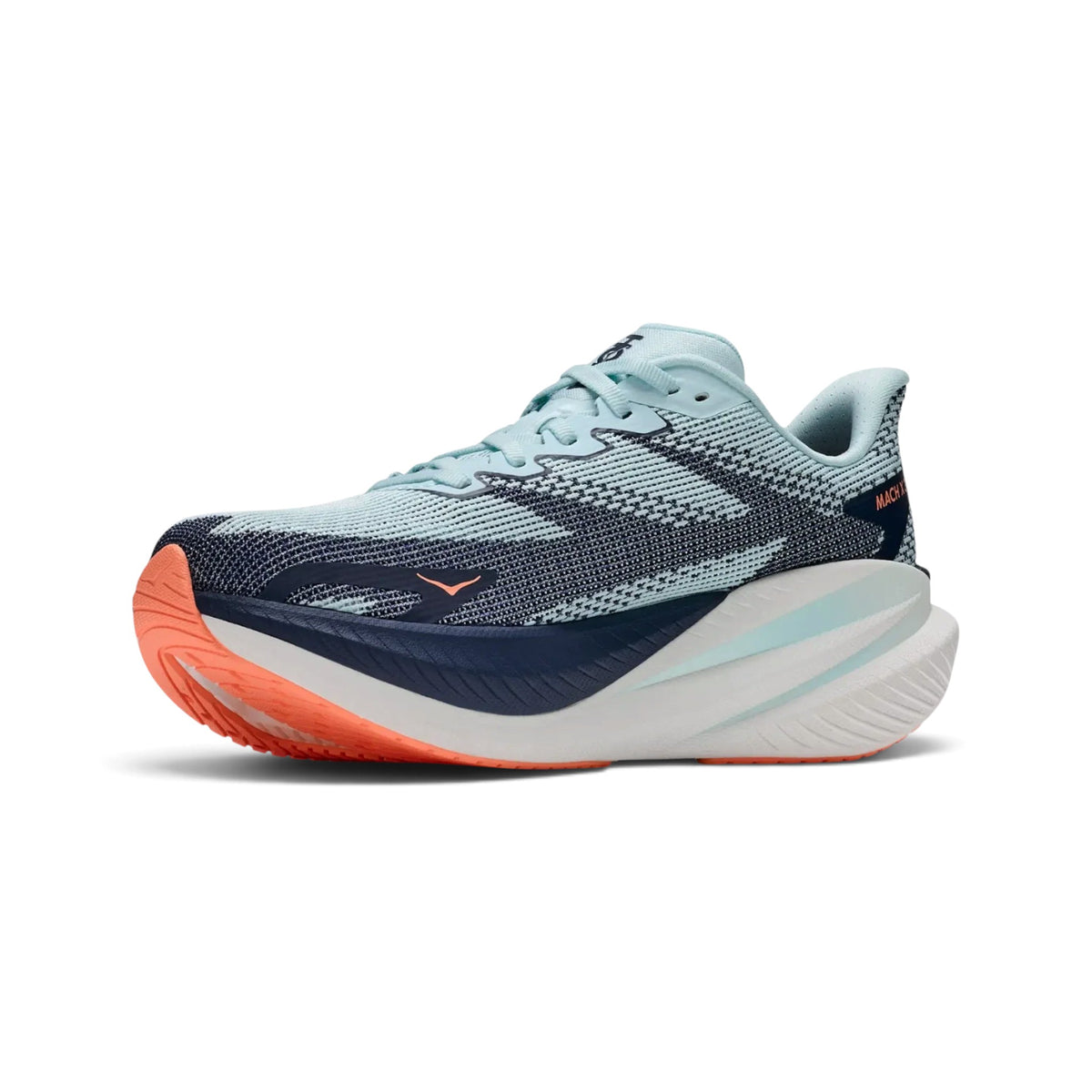 Hoka Mach X 3 Mujer · Glimmering Blue / Varsity Navy