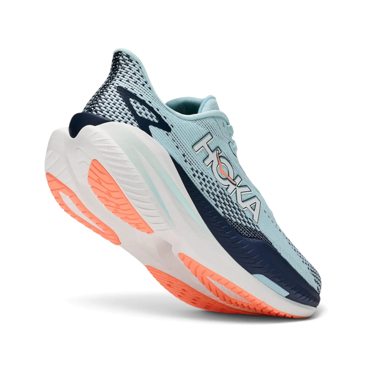 Hoka Mach X 3 Mujer · Glimmering Blue / Varsity Navy