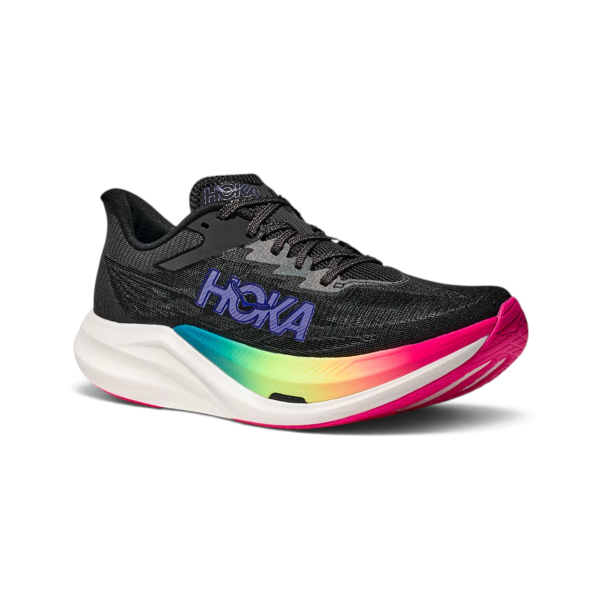 Hoka Rocket X 3 Hombre · Black / Neon Nebula