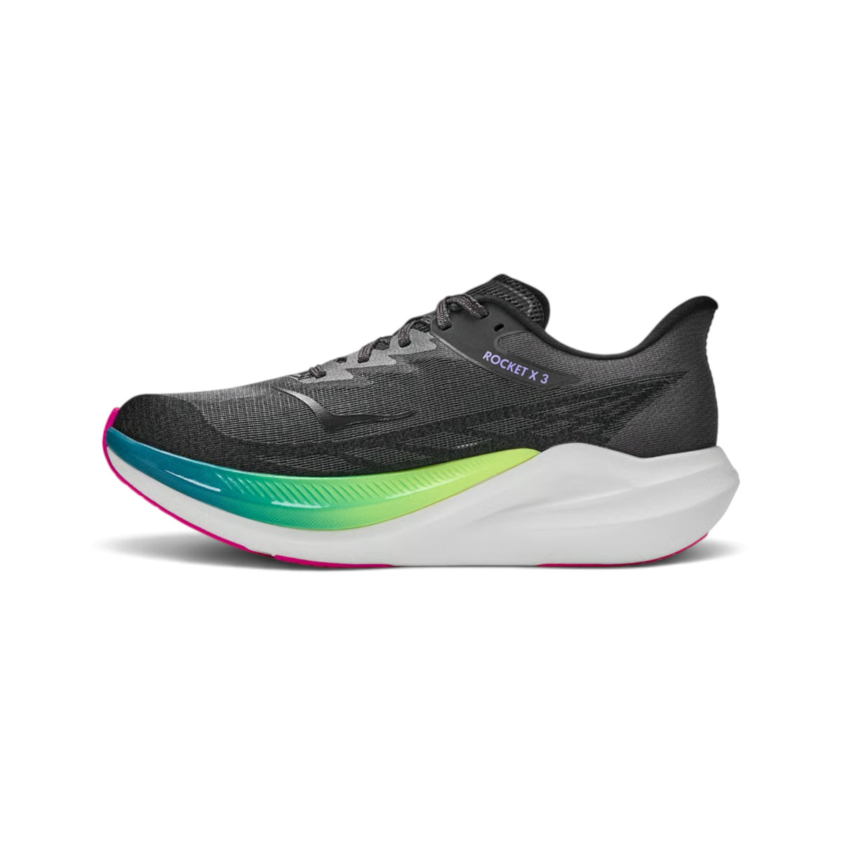 Hoka Rocket X 3 Hombre · Black / Neon Nebula