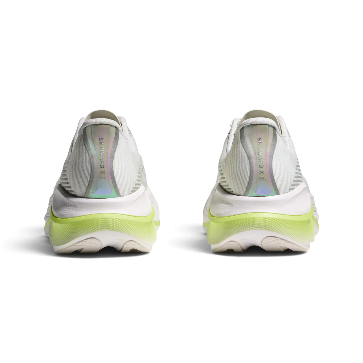 Hoka Skyward X 2 Mujer · White / Neon Yuzu