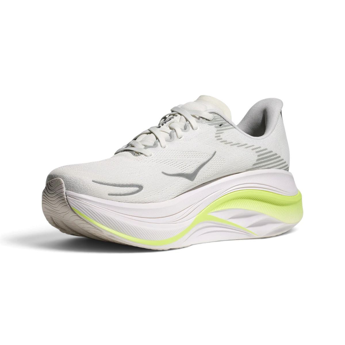 Hoka Skyward X 2 Mujer · White / Neon Yuzu