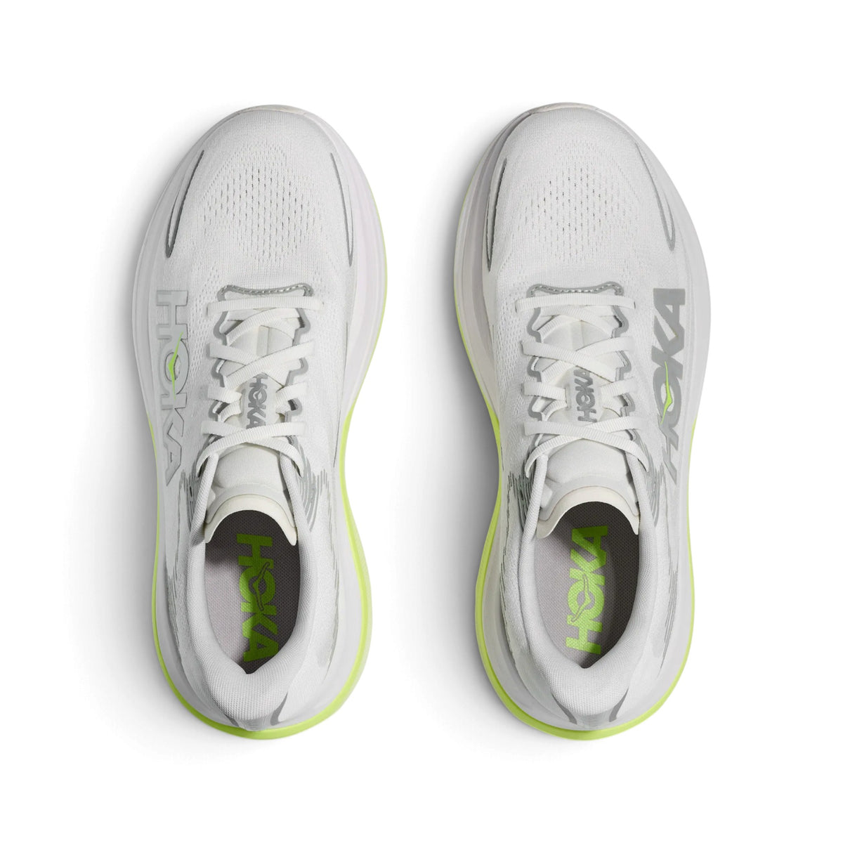 Hoka Skyward X 2 Mujer · White / Neon Yuzu