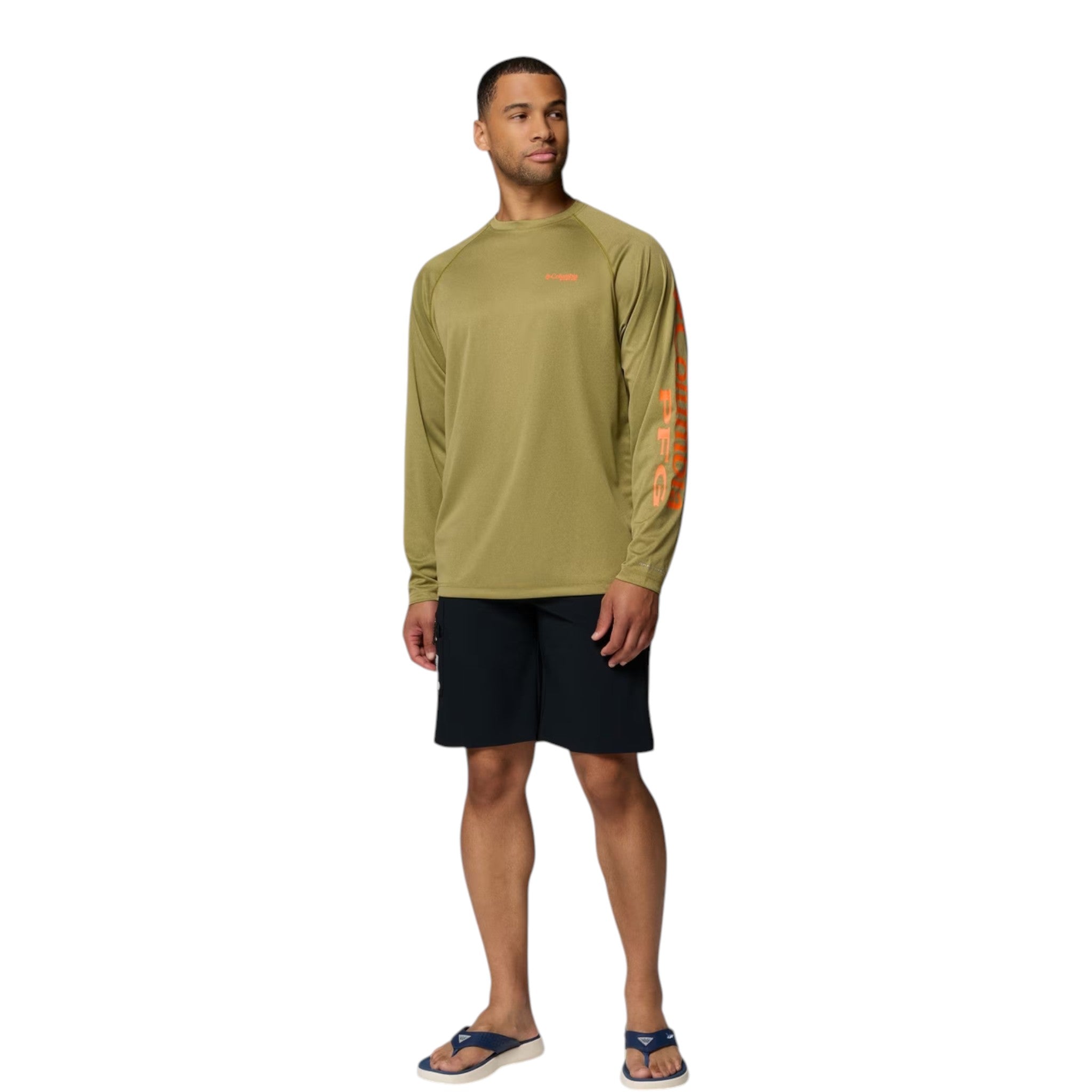 Columbia Solar Stream Hombre Moss #Color_Moss