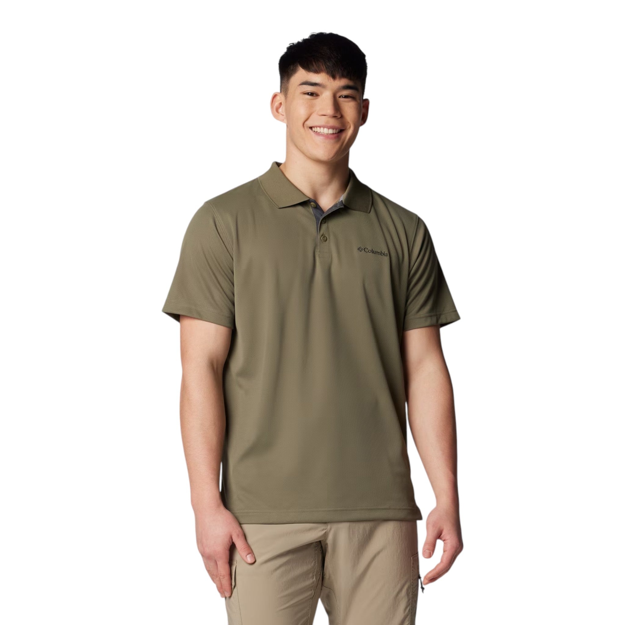 Columbia Utilizer Polo Hombre Stone Green #Color_Stone Green