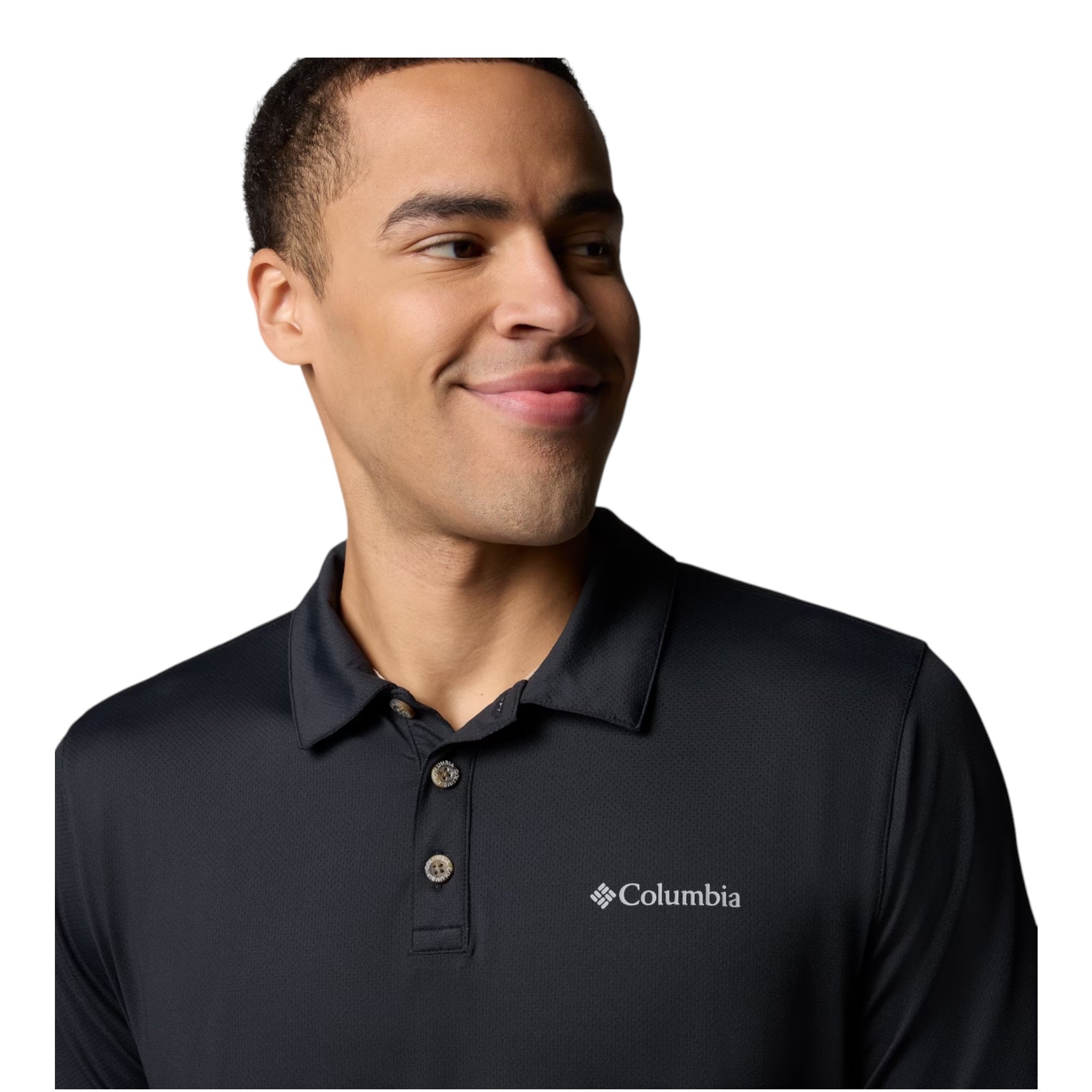 Columbia Hike Polo Hombre Black #Color_Black