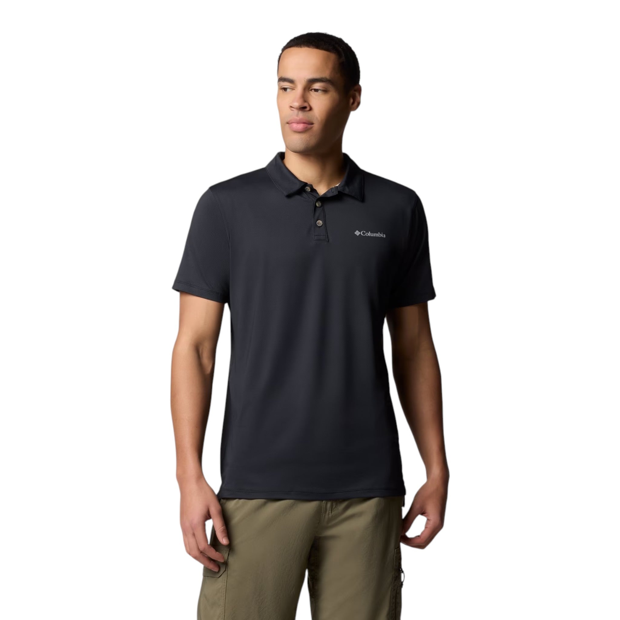 Columbia Hike Polo Hombre Black #Color_Black
