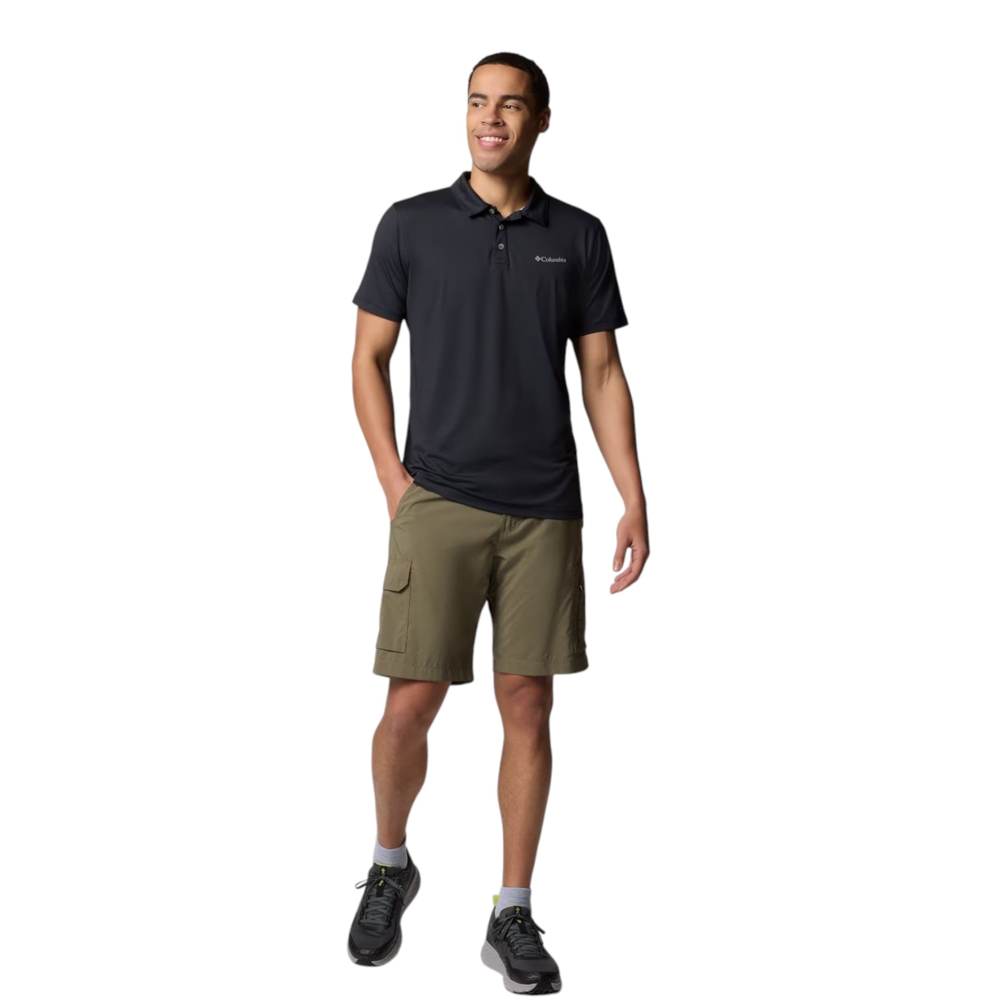 Columbia Hike Polo Hombre Black #Color_Black