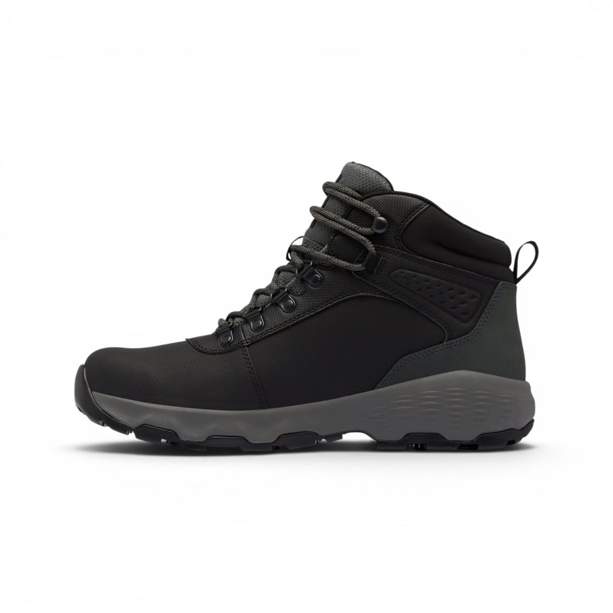 Columbia Newton Wander Leather Hombre Black / Grill #Color_Black / Grill