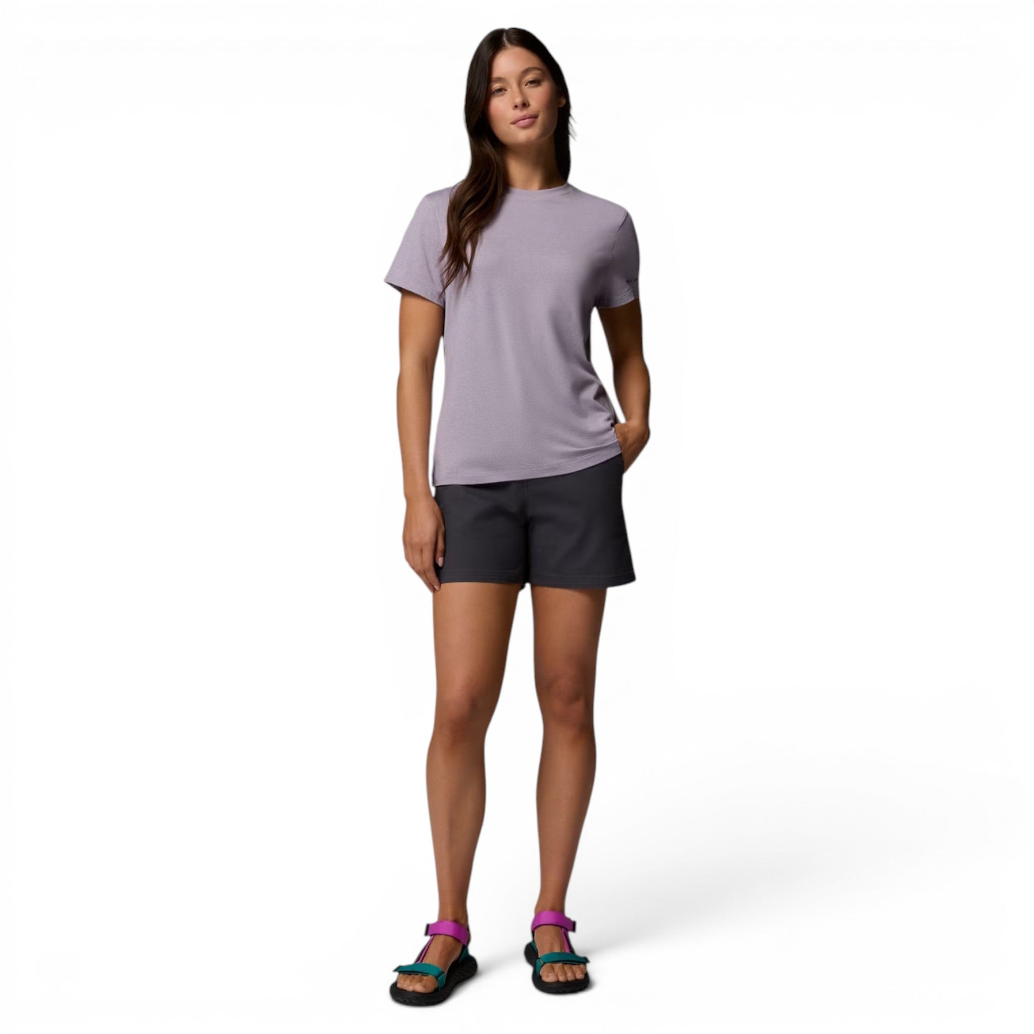 Columbia Parsons Point Mujer Lavender Pearl Heather #Color_Lavender Pearl Heather