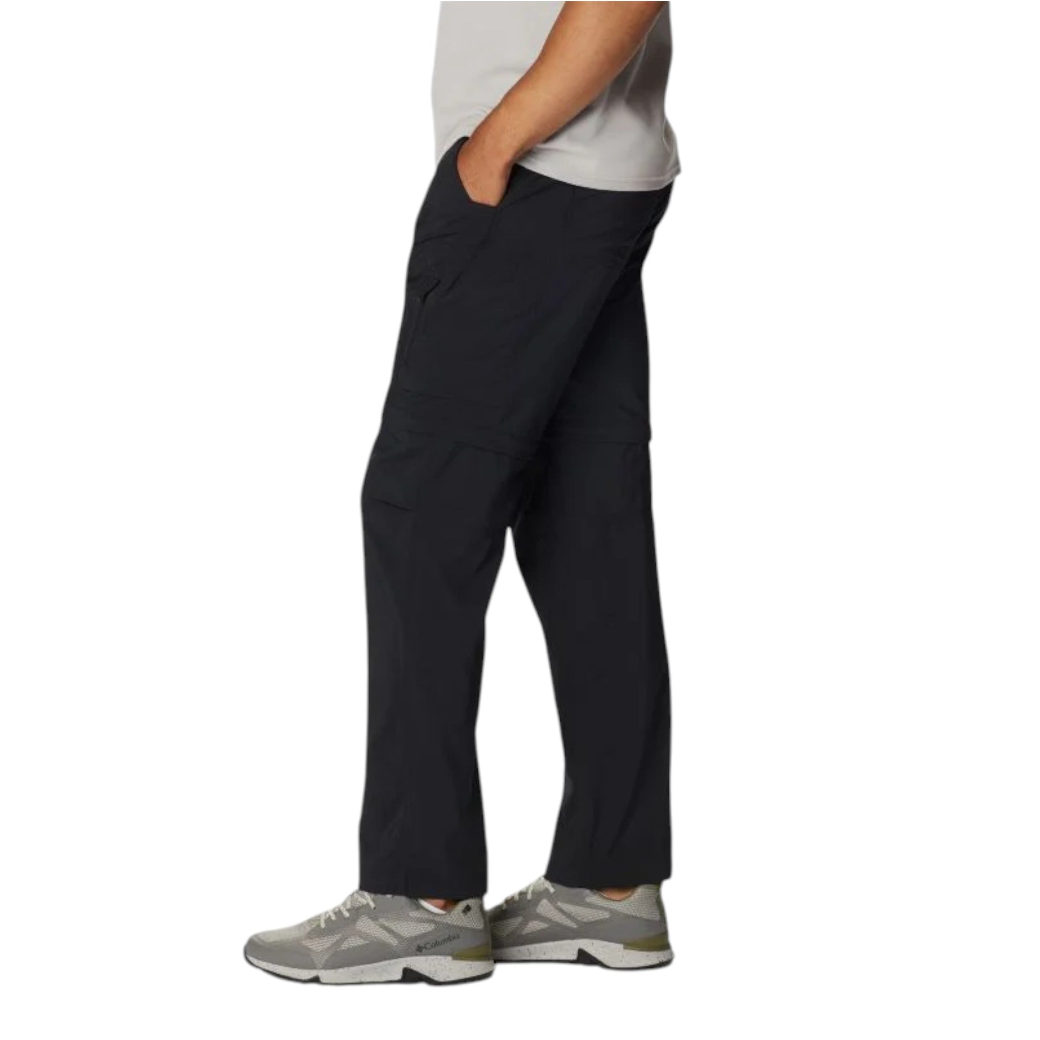 Columbia Silver Ridge Convertible Pantalón Hombre Black #Color_Black
