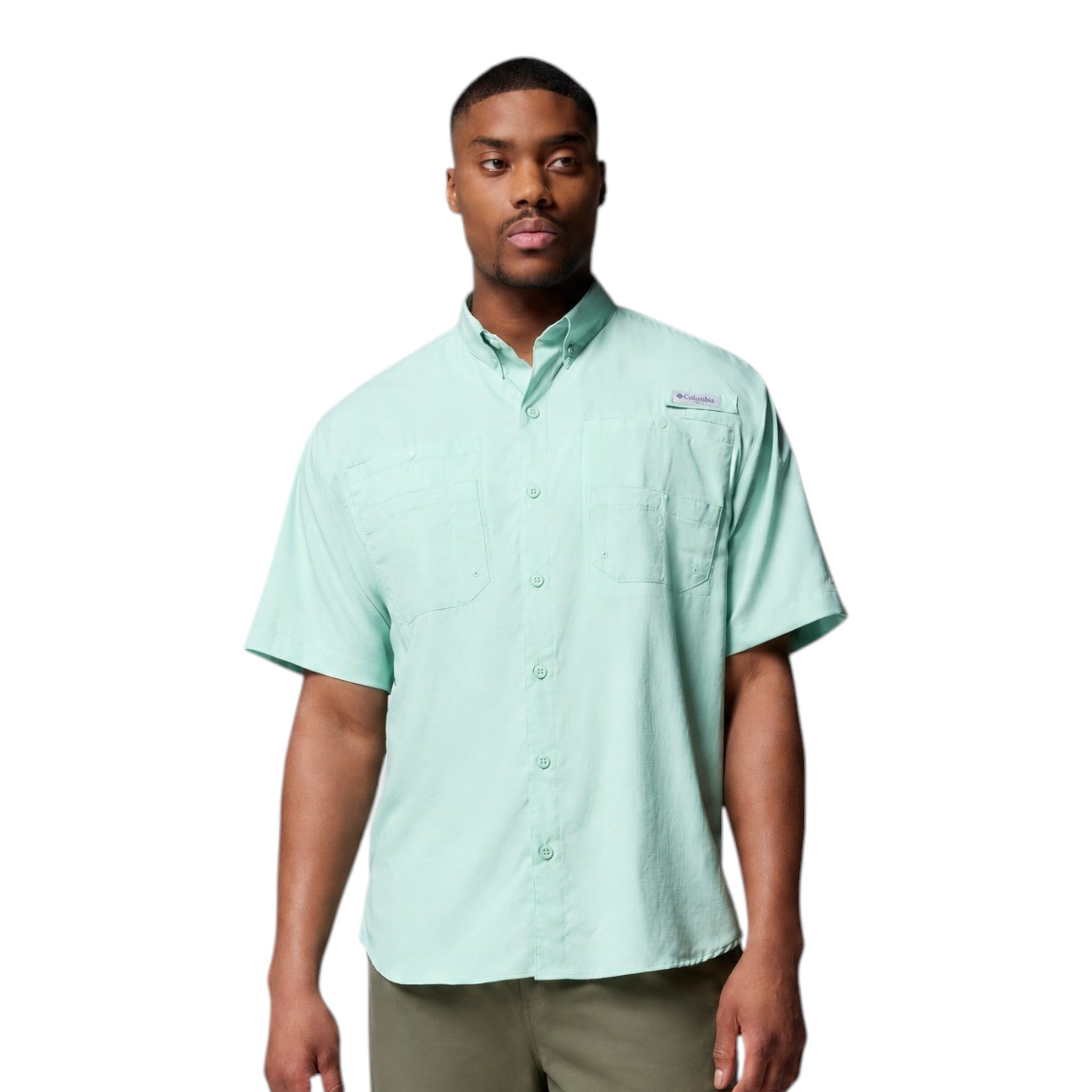 Columbia Tamiami II Manga Corta Hombre Gulf Stream #Color_Gulf Stream