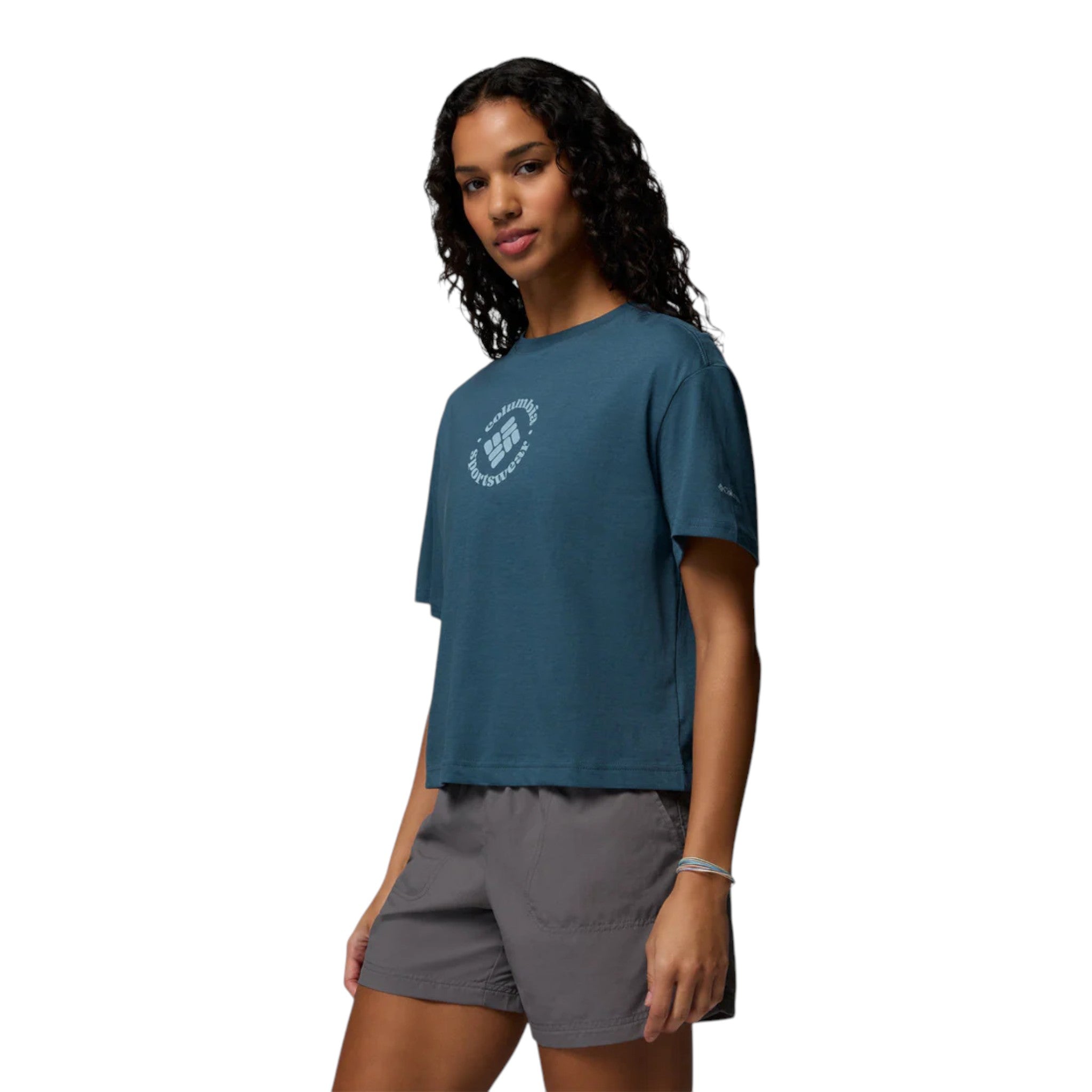 Columbia Rolling Bend Mujer Teal #Color_Teal