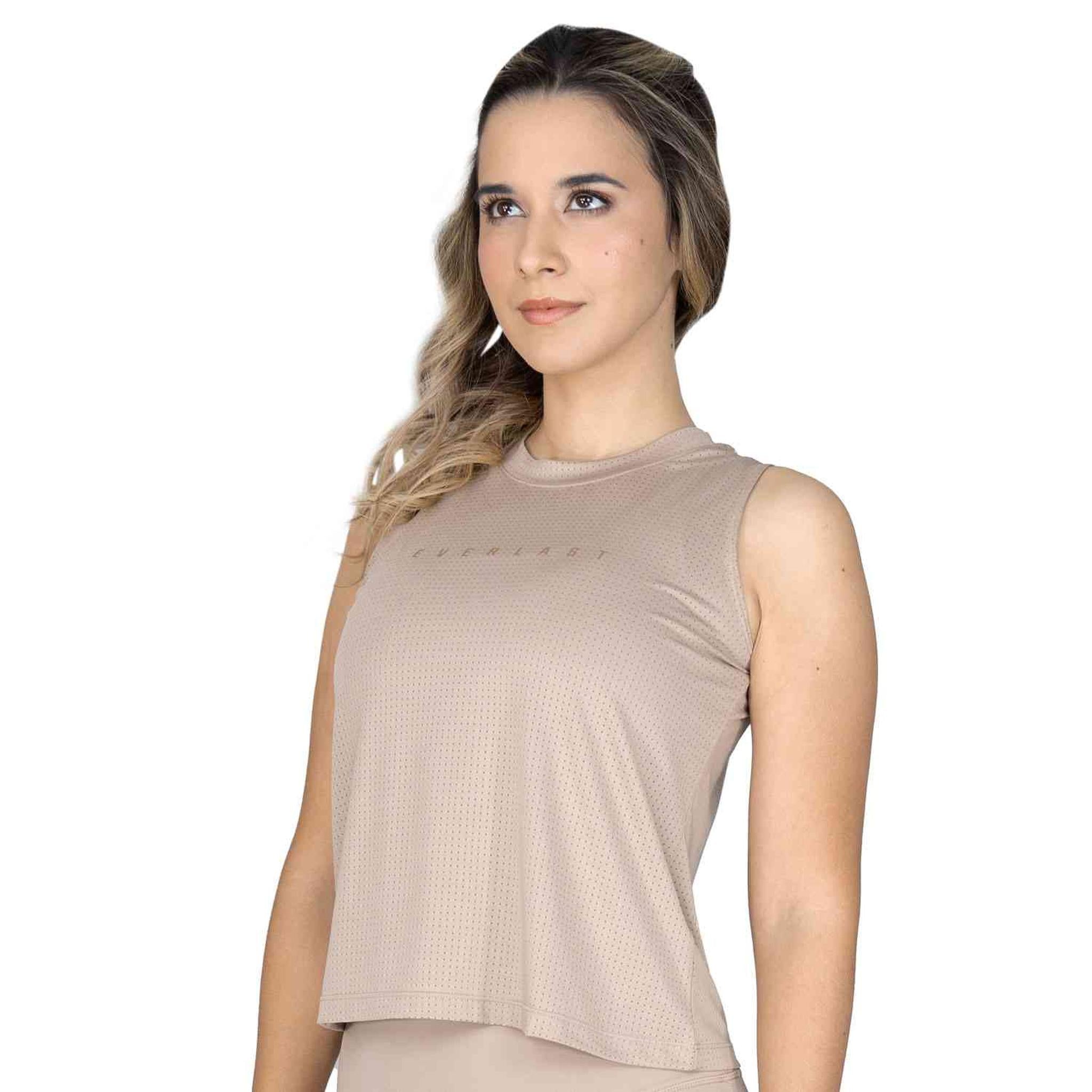 Crop Tank Fem Poly Spx Everlast