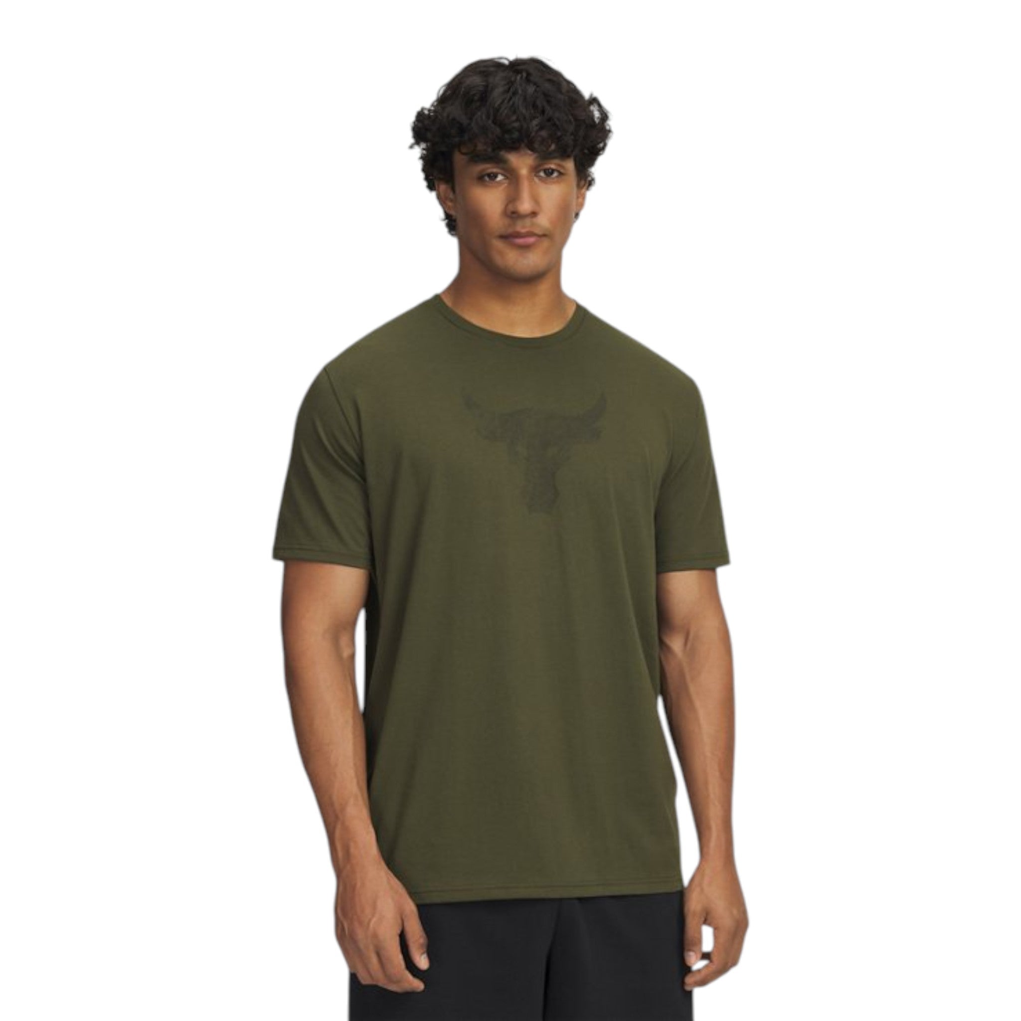 Under Armour Project Rock Brahma Bull Hombre Olive #Color_Olive