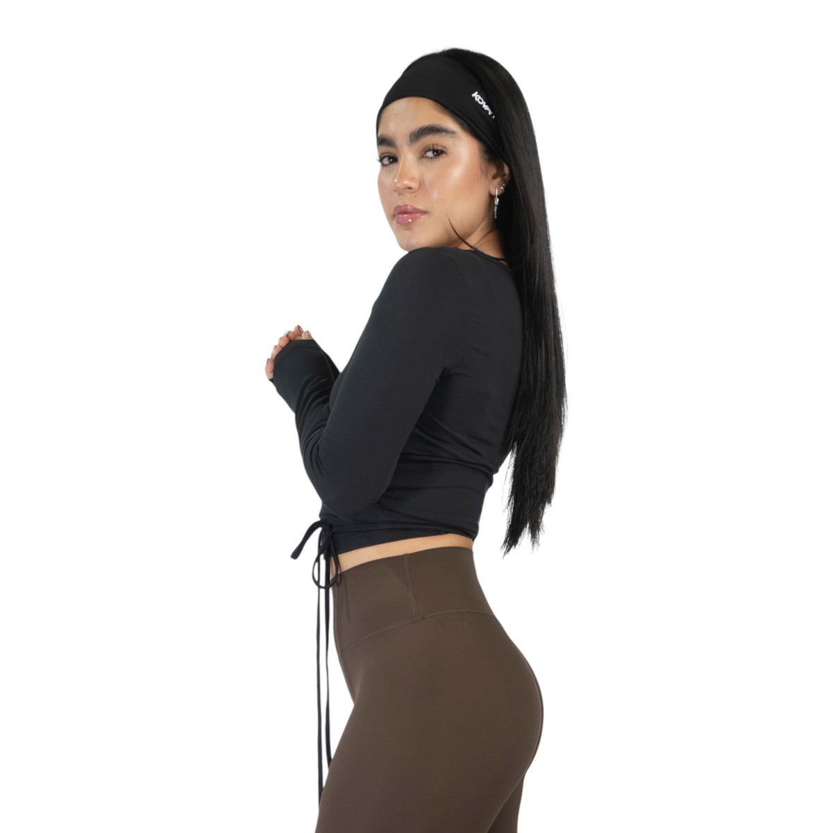 Kovah Twist Top Mujer · Black