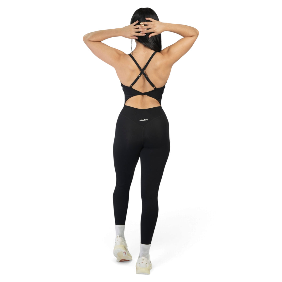 Kovah Cross Jumpsuit Mujer · Black