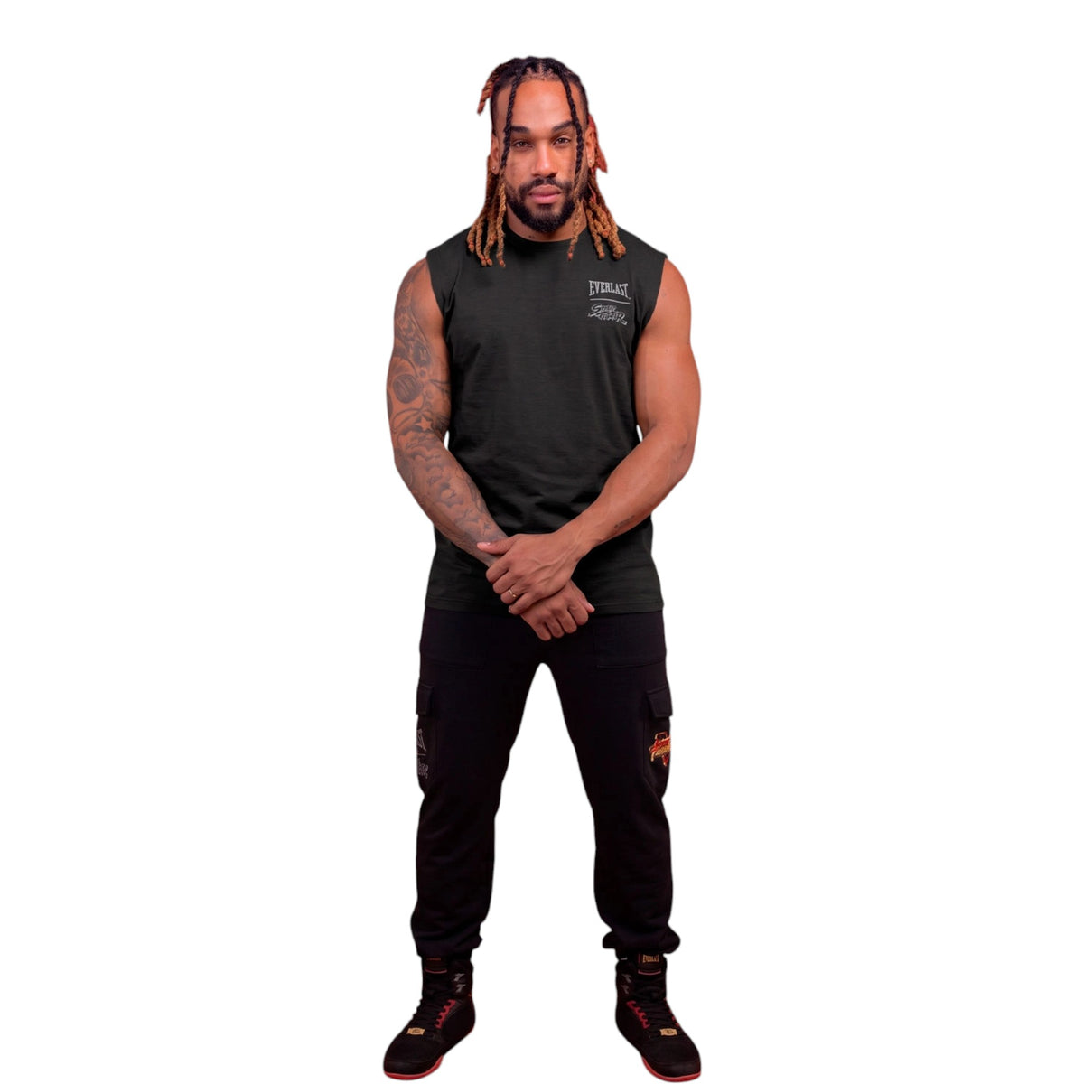 Everlast Street Fighter Ryu Tank Hombre · Black