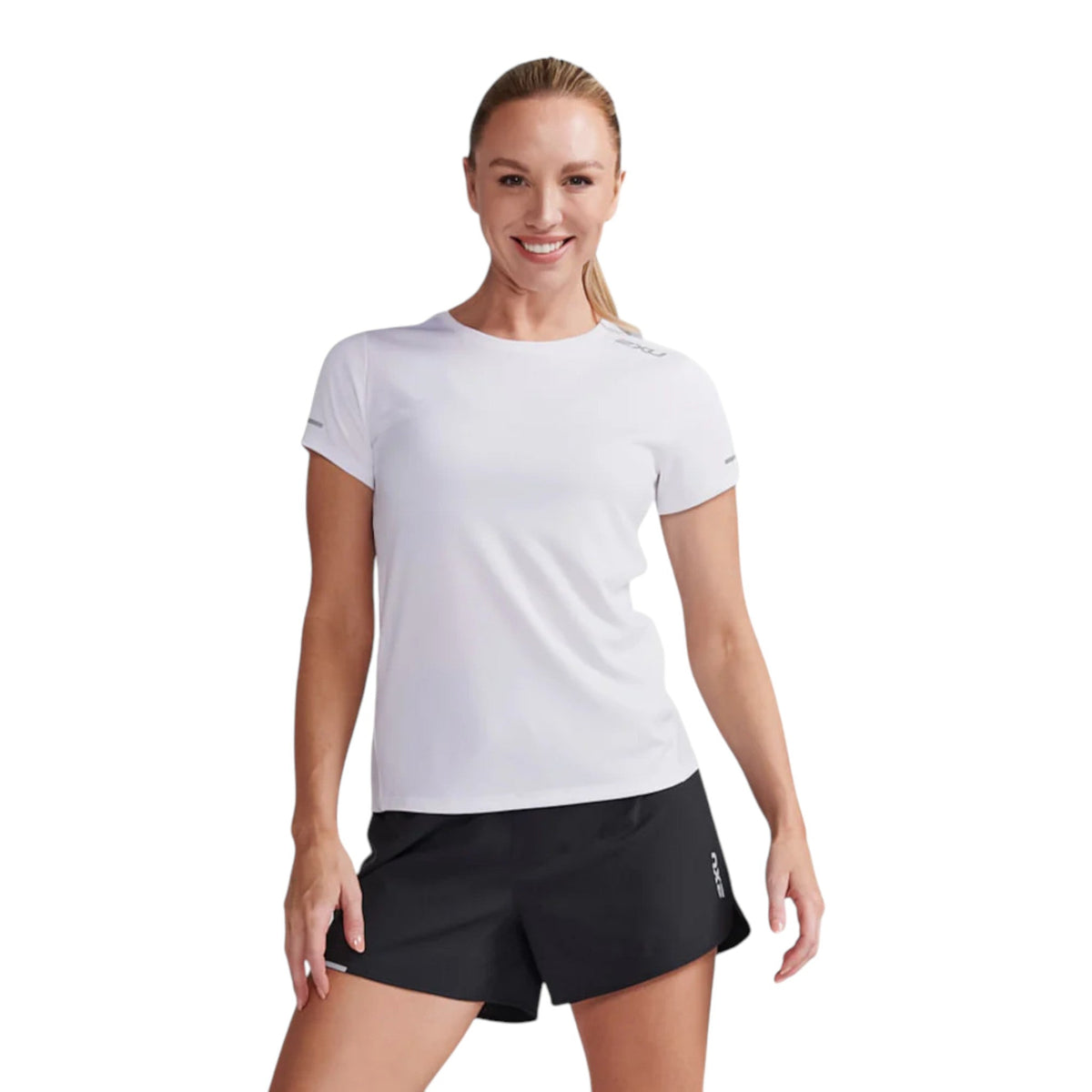 2XU Aero Tee Mujer White #Color_White