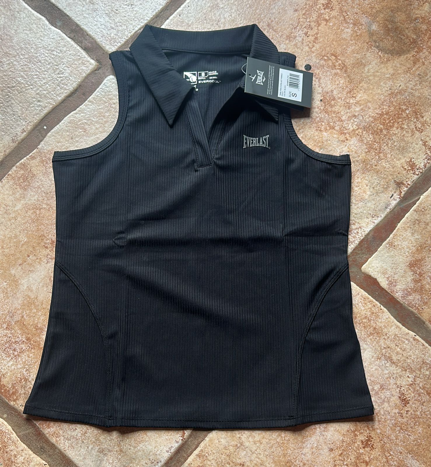 Everlast Ribbed Camiseta Polo Mujer
