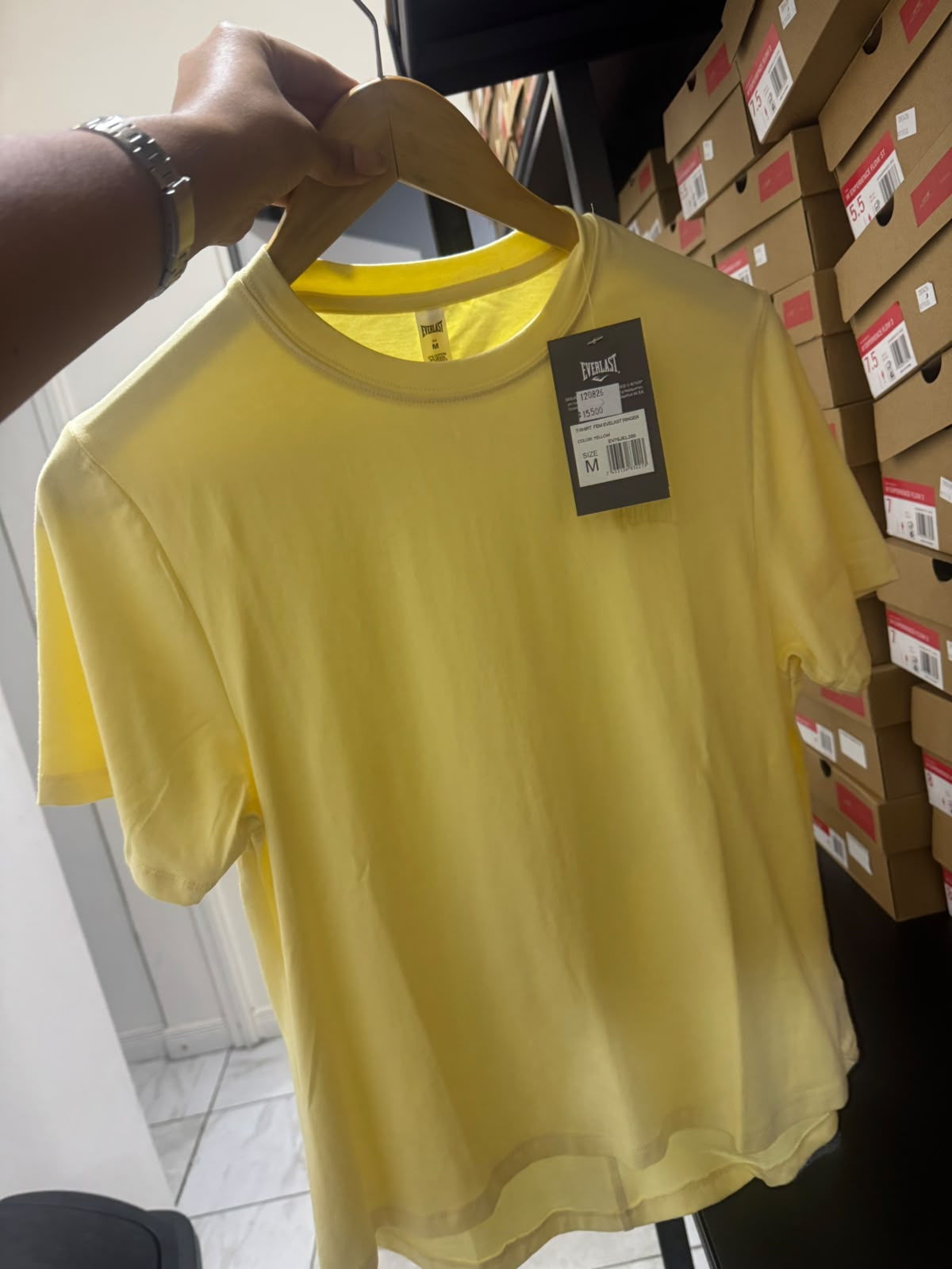 Everlast Ringer Camiseta Mujer · Amarillo