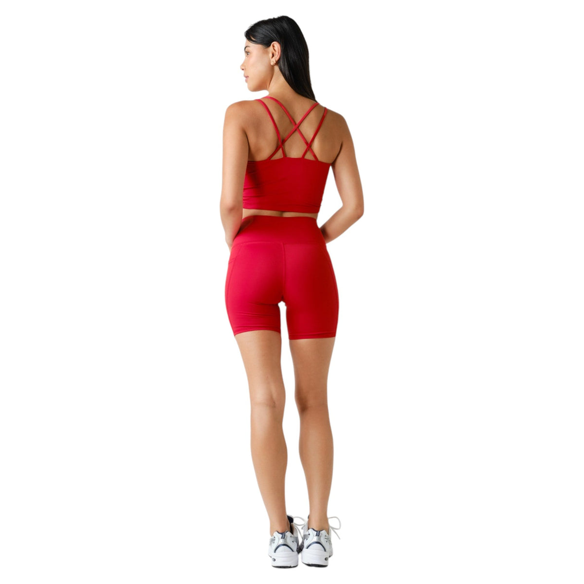 Mono B Venice Cloud Light Sculpt Biker Shorts Mujer Smitten Cherry #Color_Smitten Cherry