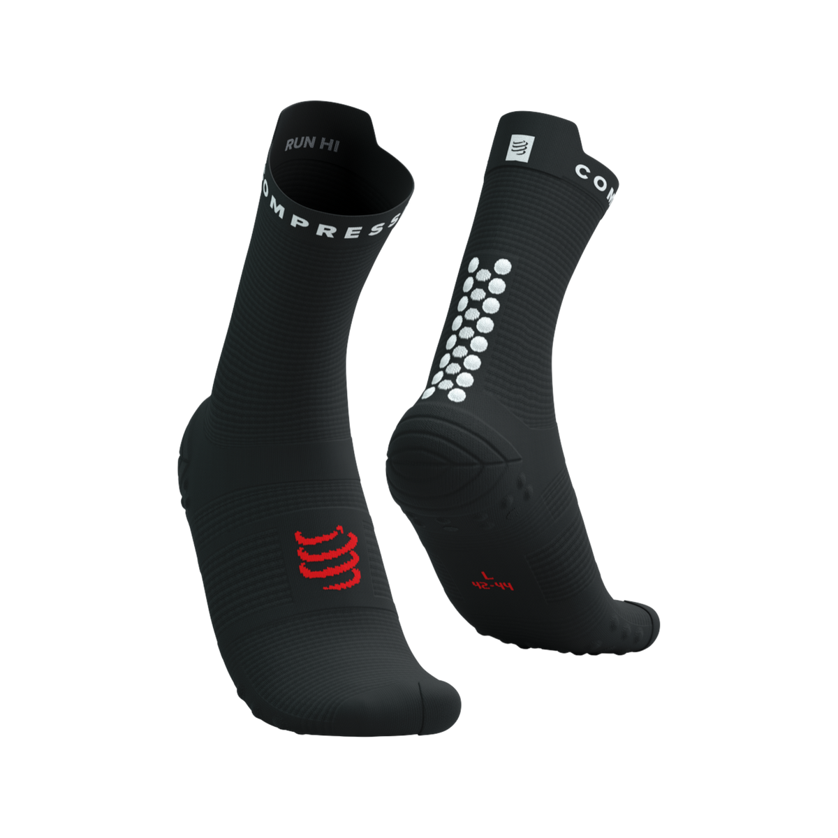 Compressport Pro Racing Run Black/White #Color_Black/White