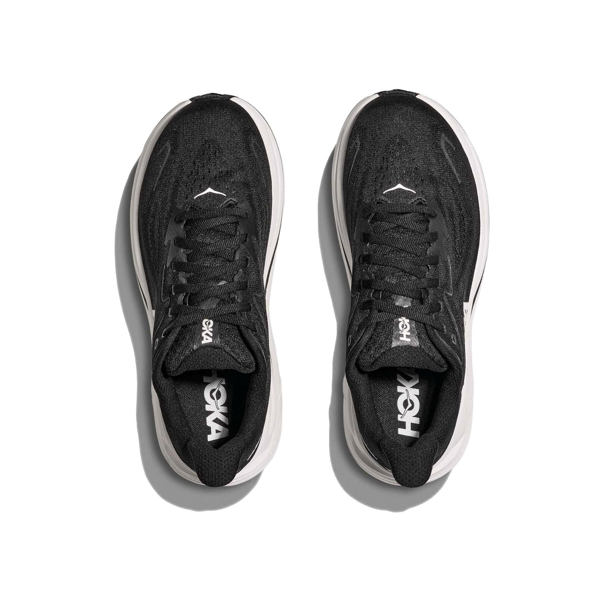 Hoka Clifton 10 Hombre Black / White #Color_Black / White