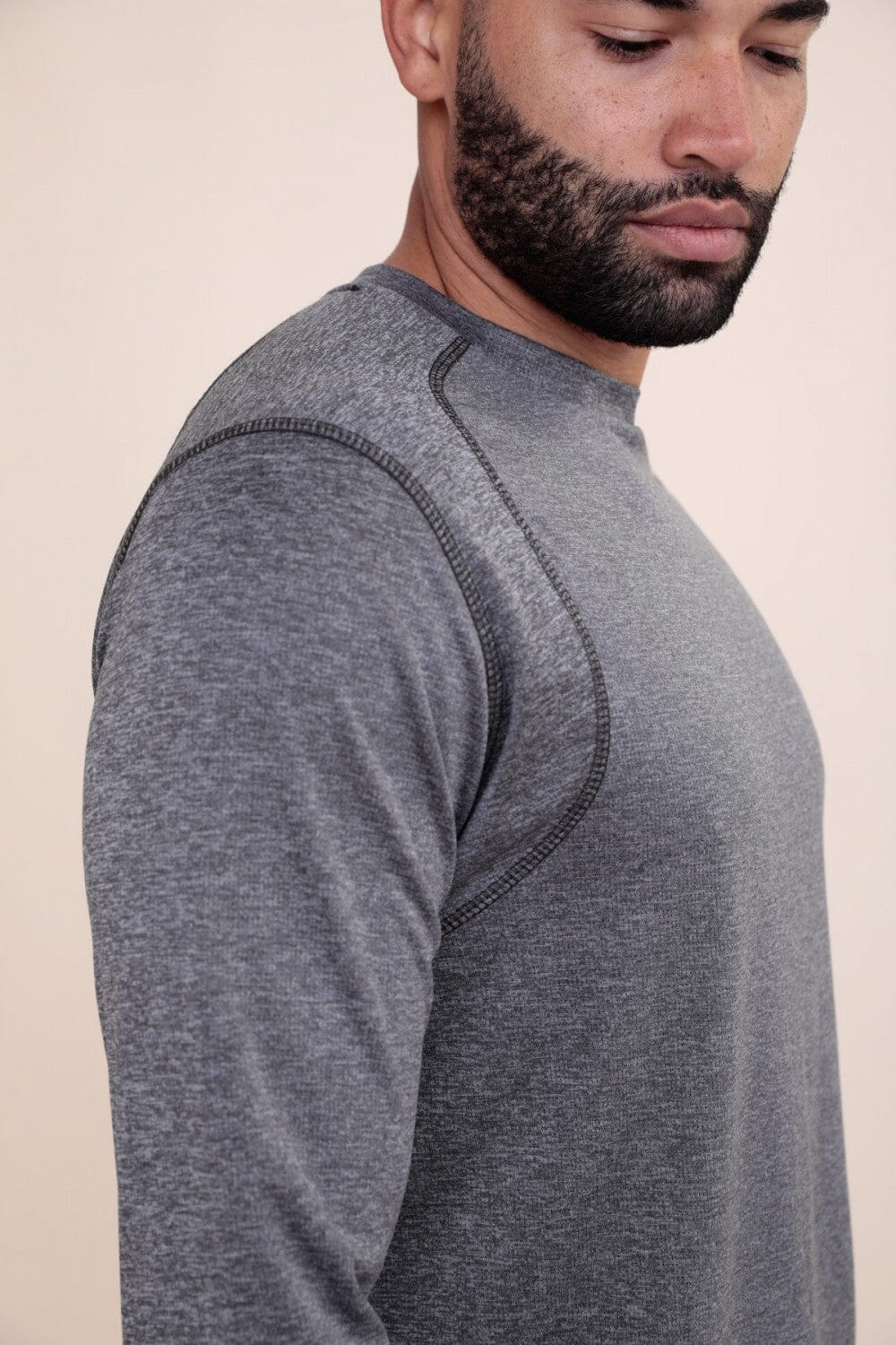 MICRO-PERFORATED ACTIVE LONG SLEEVE HOMBRE OUTWEAR MONO B