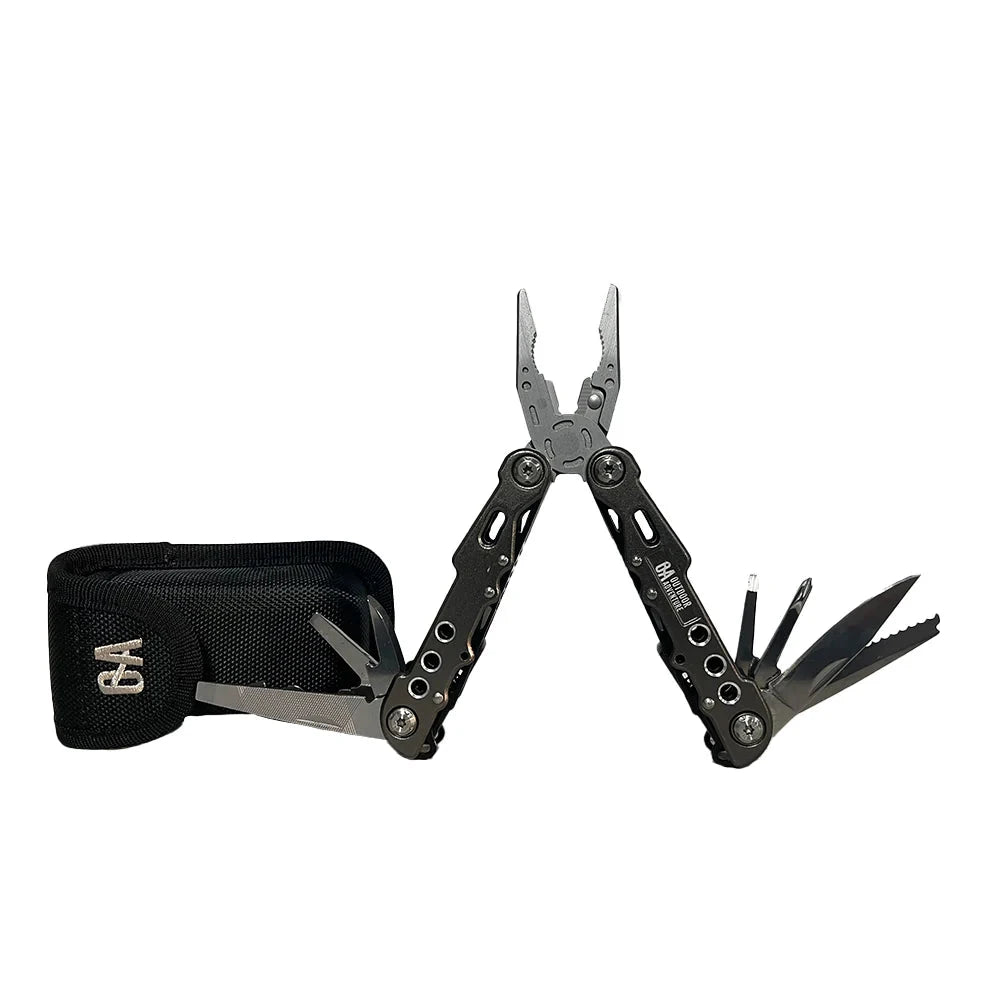MULTIHERRAMIENTA OUTDOOR ADVENTURE - GRIS ACCESORIOS OA