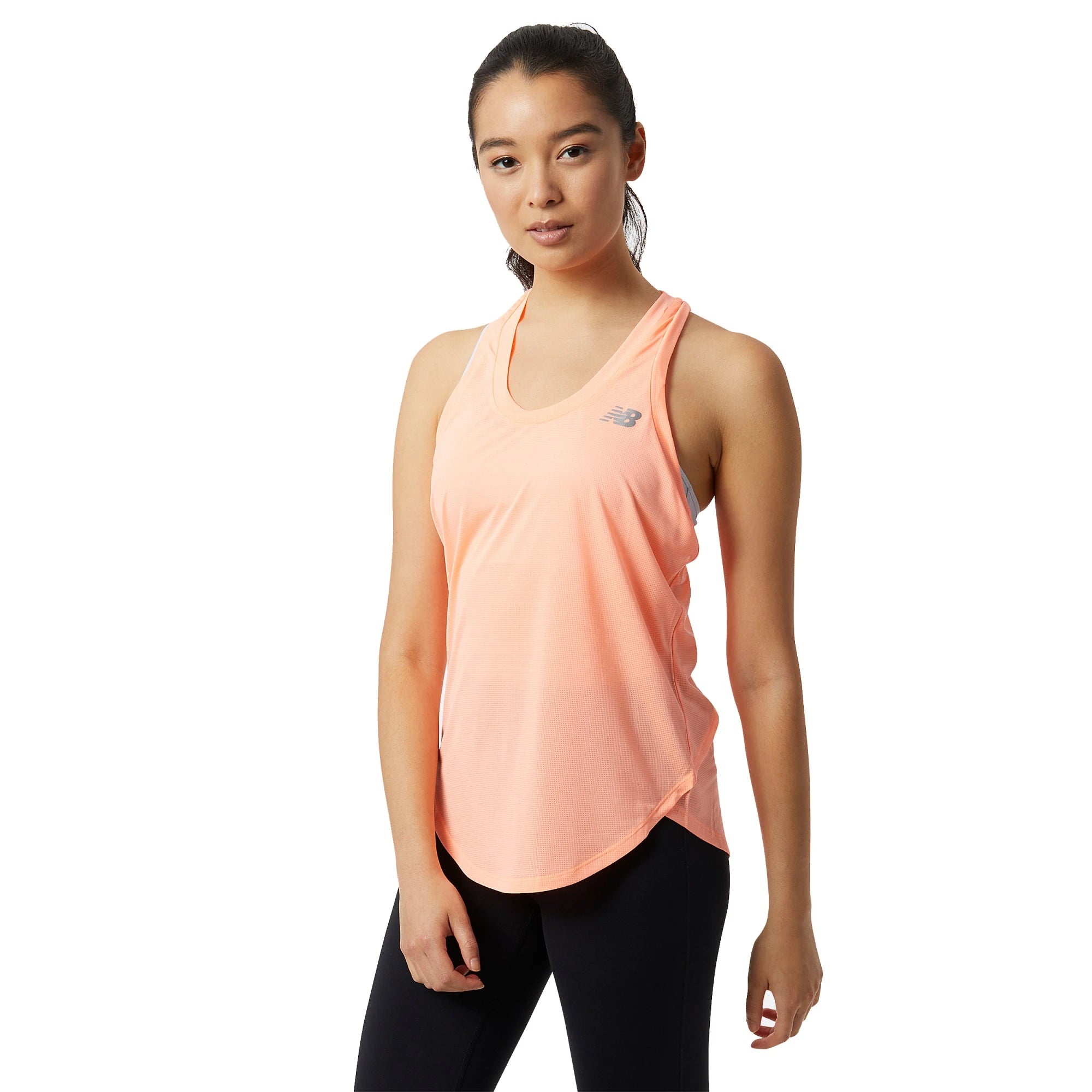 NEW BALANCE ACCELERATE WOMEN RUNNING TANK T-SHIRT W NEW BALANCE