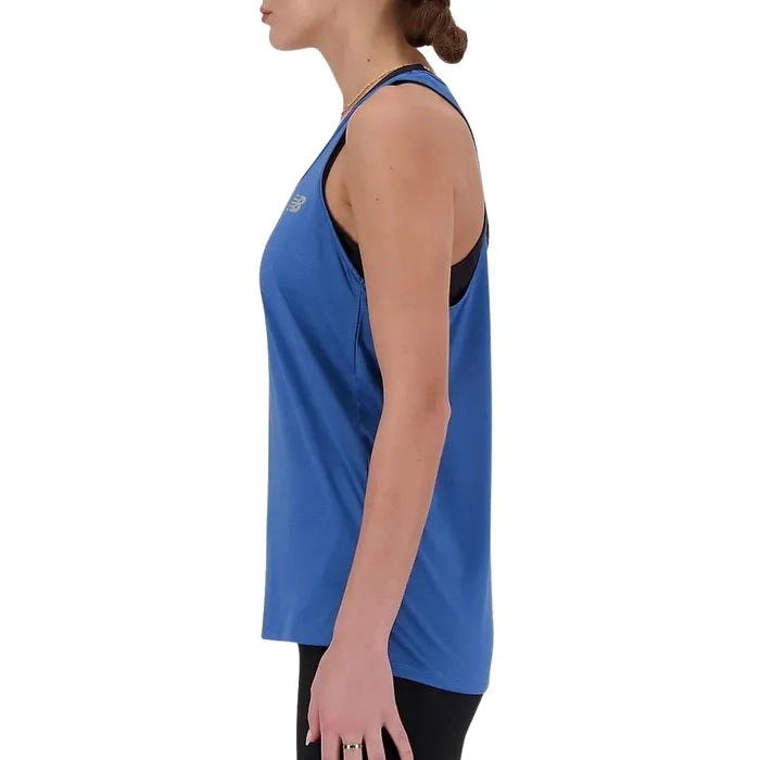 NEW BALANCESPORT CORE HEATHER TANKTOP WOMEN T-SHIRT W NEW BALANCE