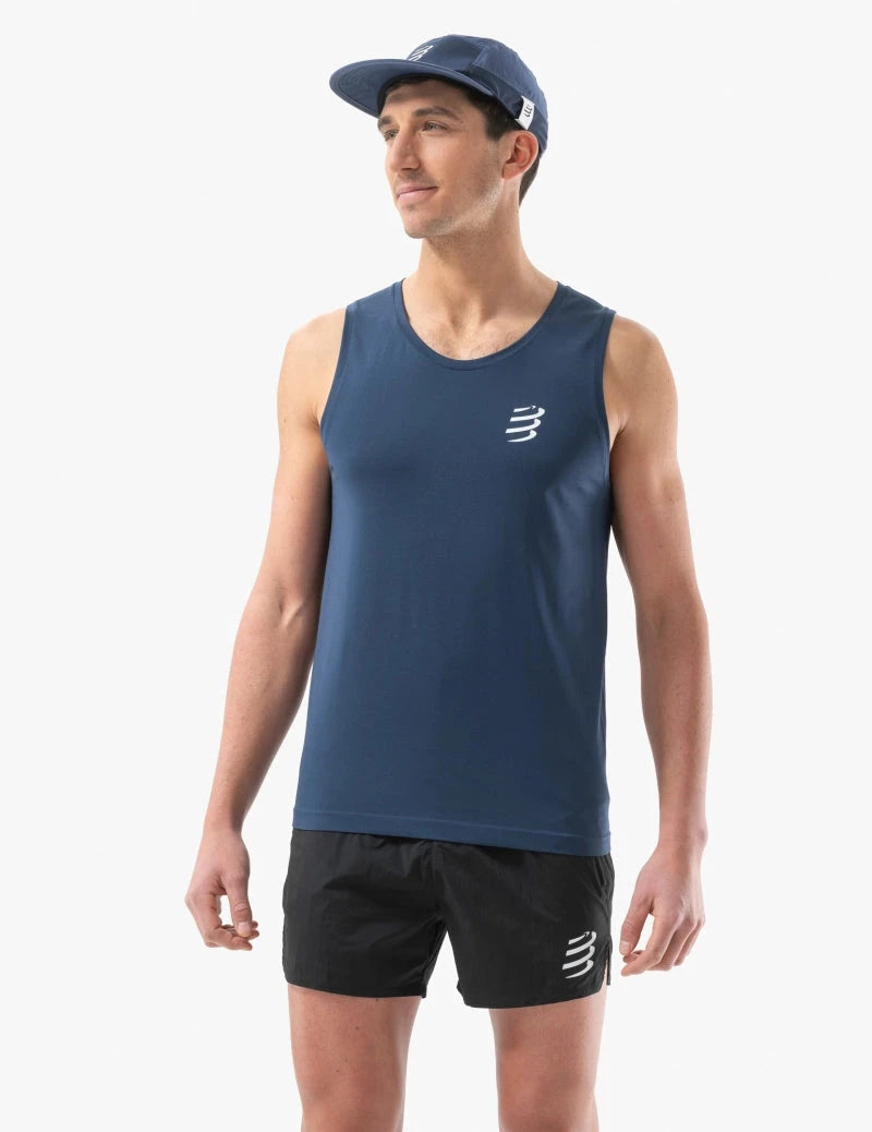 PERFORMANCE SINGLET M - BLUES Camiseta COMPRESSPORT