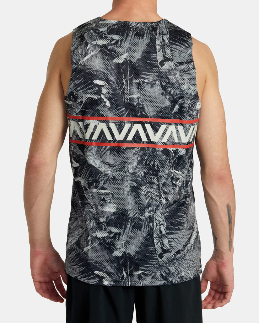 RVCA HAWAII TARO MESH TANK TOP T-SHIRT RVCA