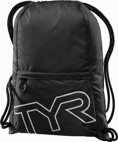 TYR Drawstring Bag BLACK #Color_BLACK