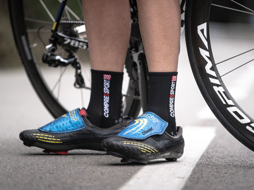 PRO RACING SOCKS V3.0 BIKE BLACK Medias Compressport
