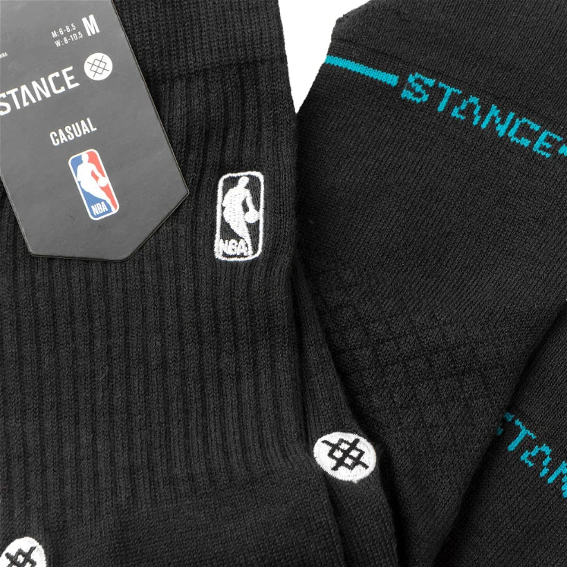 STANCE NBA LOGOMAN BLACK Medias STANCE