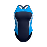 Speedo Highneck Splice X-Back One Piece