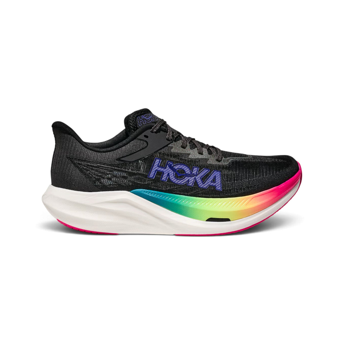Hoka Rocket X 3 Hombre · Black / Neon Nebula