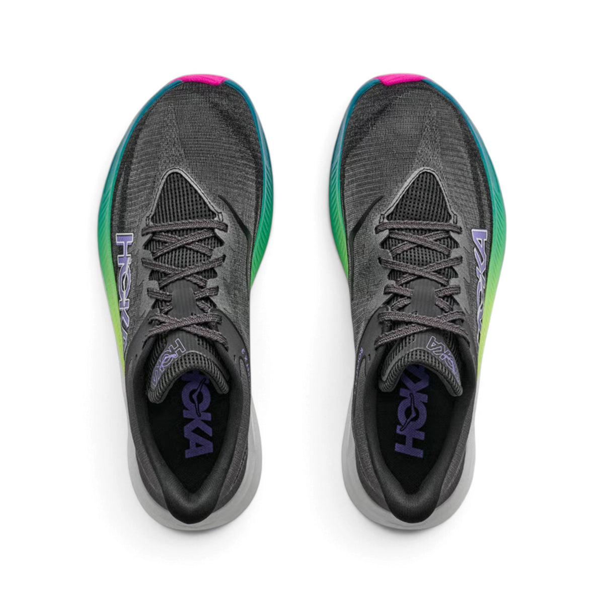 Hoka Rocket X 3 Hombre · Black / Neon Nebula