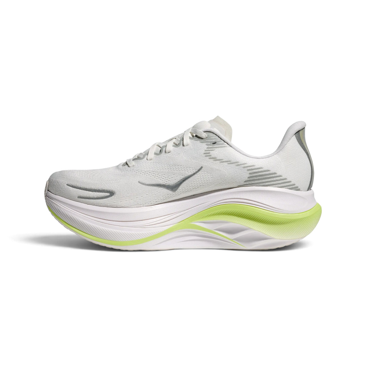 Hoka Skyward X 2 Mujer · White / Neon Yuzu