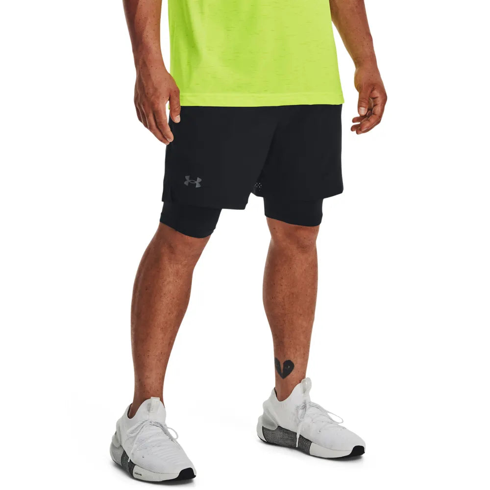 Under Armour Vanish Woven 2-In-1 Hombre Black #Color_Black