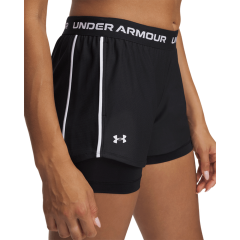 UA TECH PLAY UP 2 EN 1 SHORTS