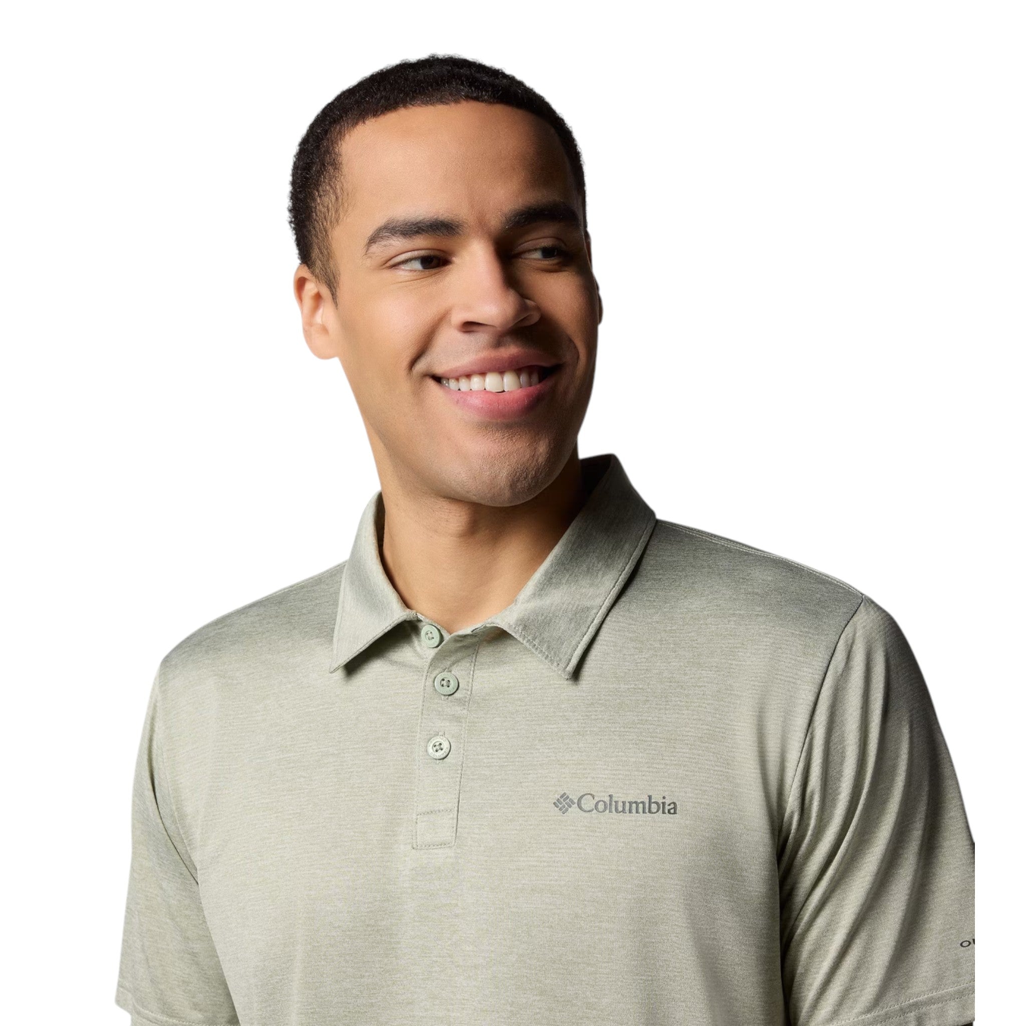 Columbia Hike Polo Hombre Sage #Color_Sage