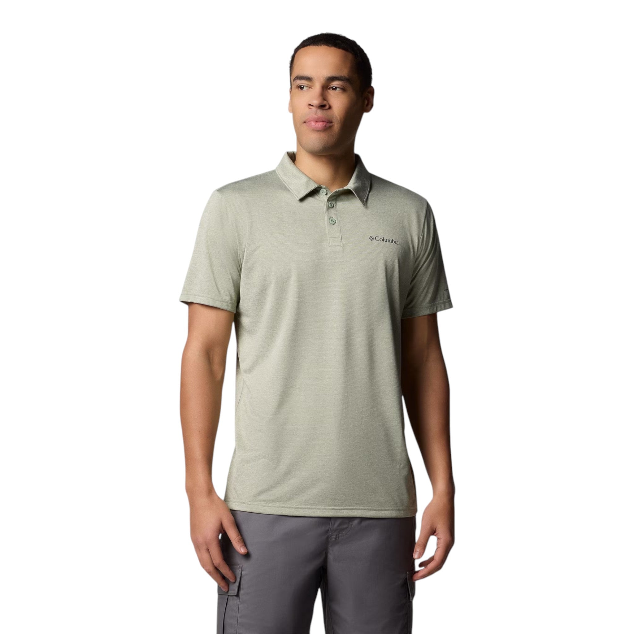 Columbia Hike Polo Hombre Sage #Color_Sage
