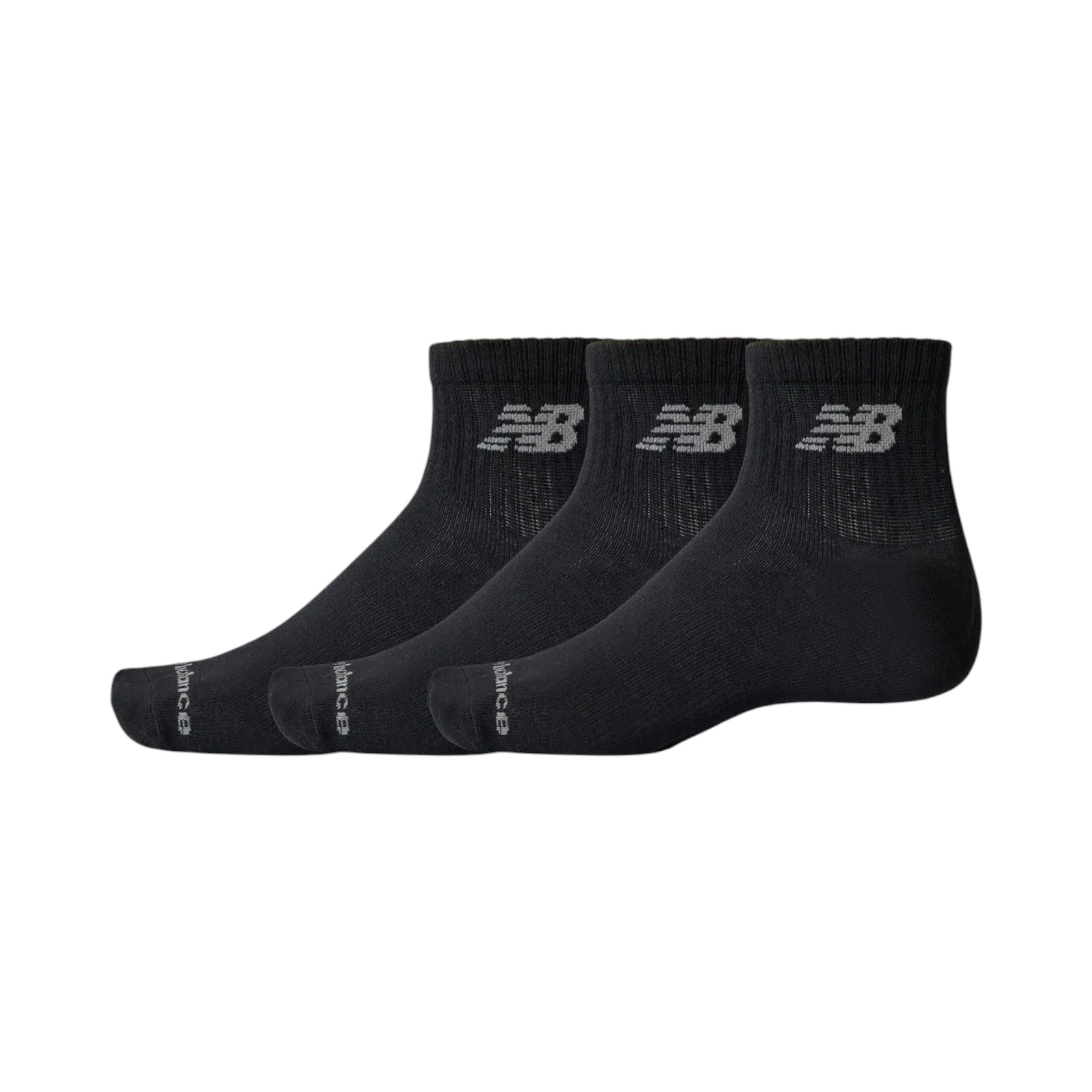 New Balance Performance Basic Ankle 3-Pack Black #Color_Black
