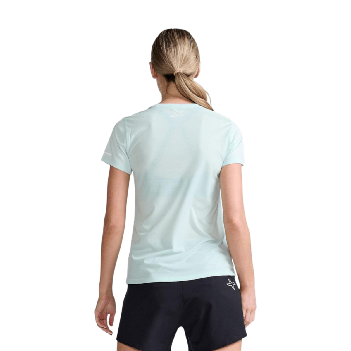 2XU Aero Tee Mujer Glacier #Color_Glacier