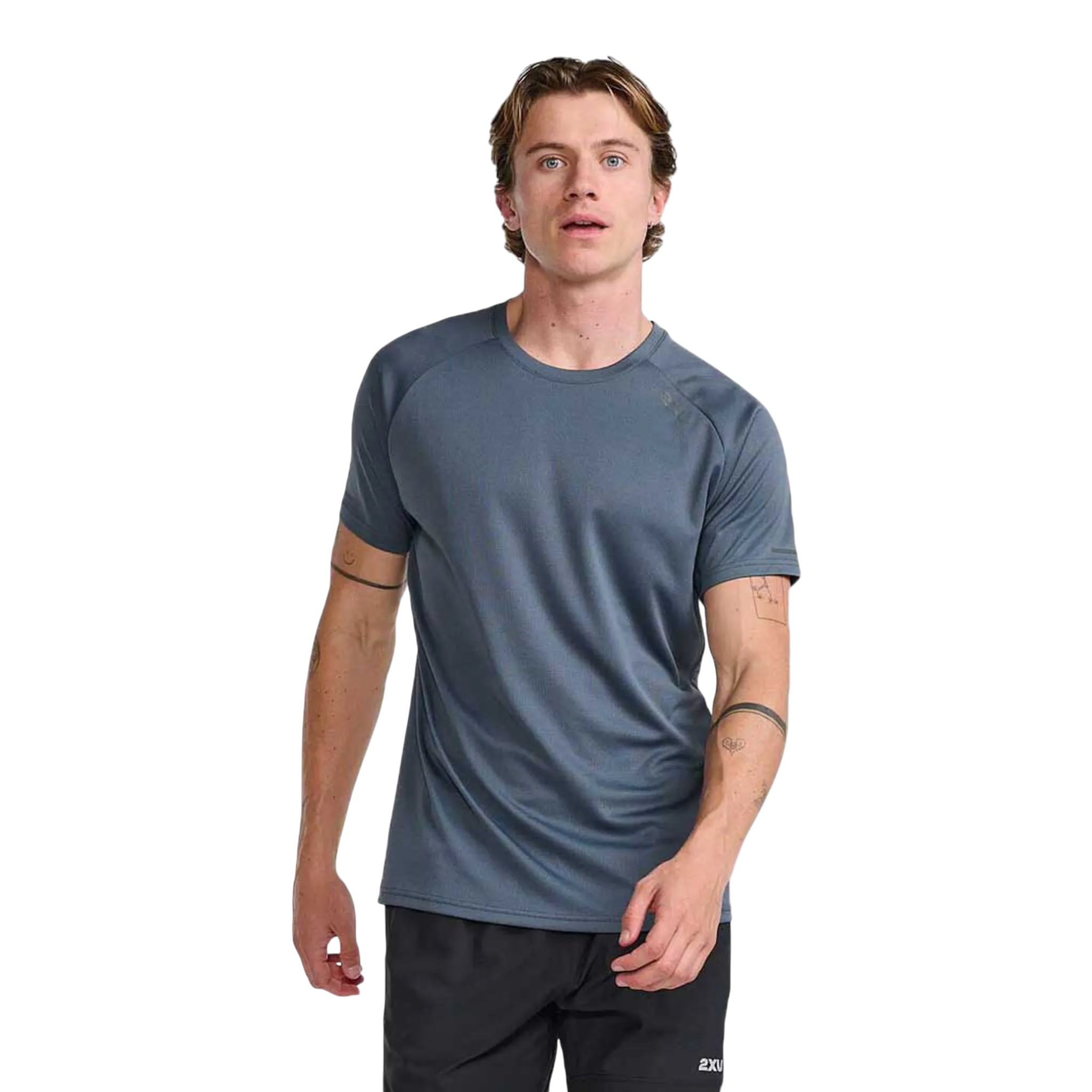 2XU Aero Tee Hombre Turbulence #Color_Turbulence